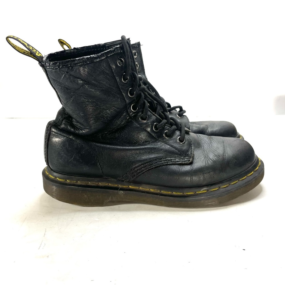 Dr martens black leather 1460 boots size 6